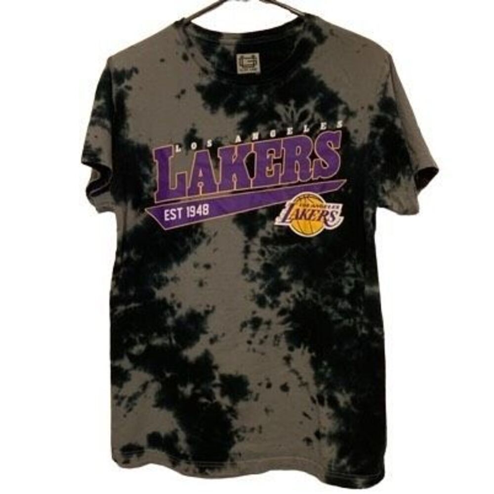 Los Angeles Lakers Size Medium Tie-Dye T-Shirt
